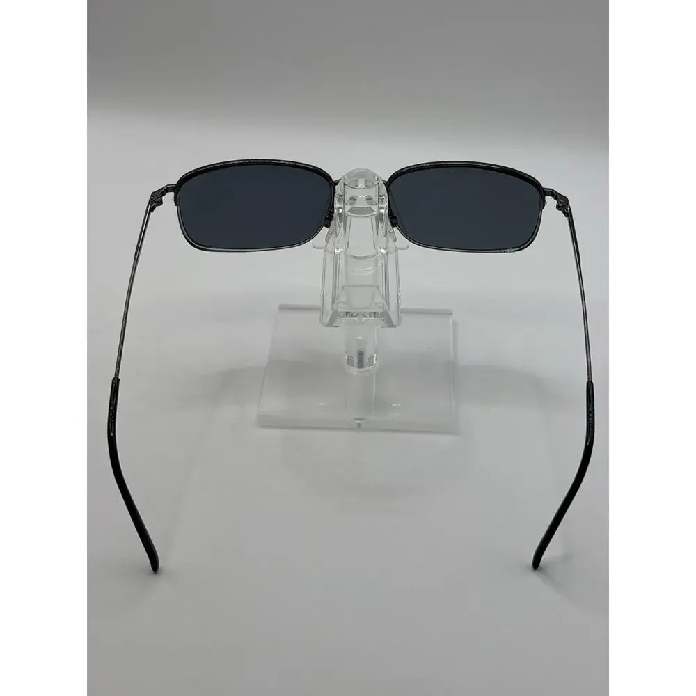 Duraflex DF2506 Gunmetal Rectangular Sunglasses Memory Metal